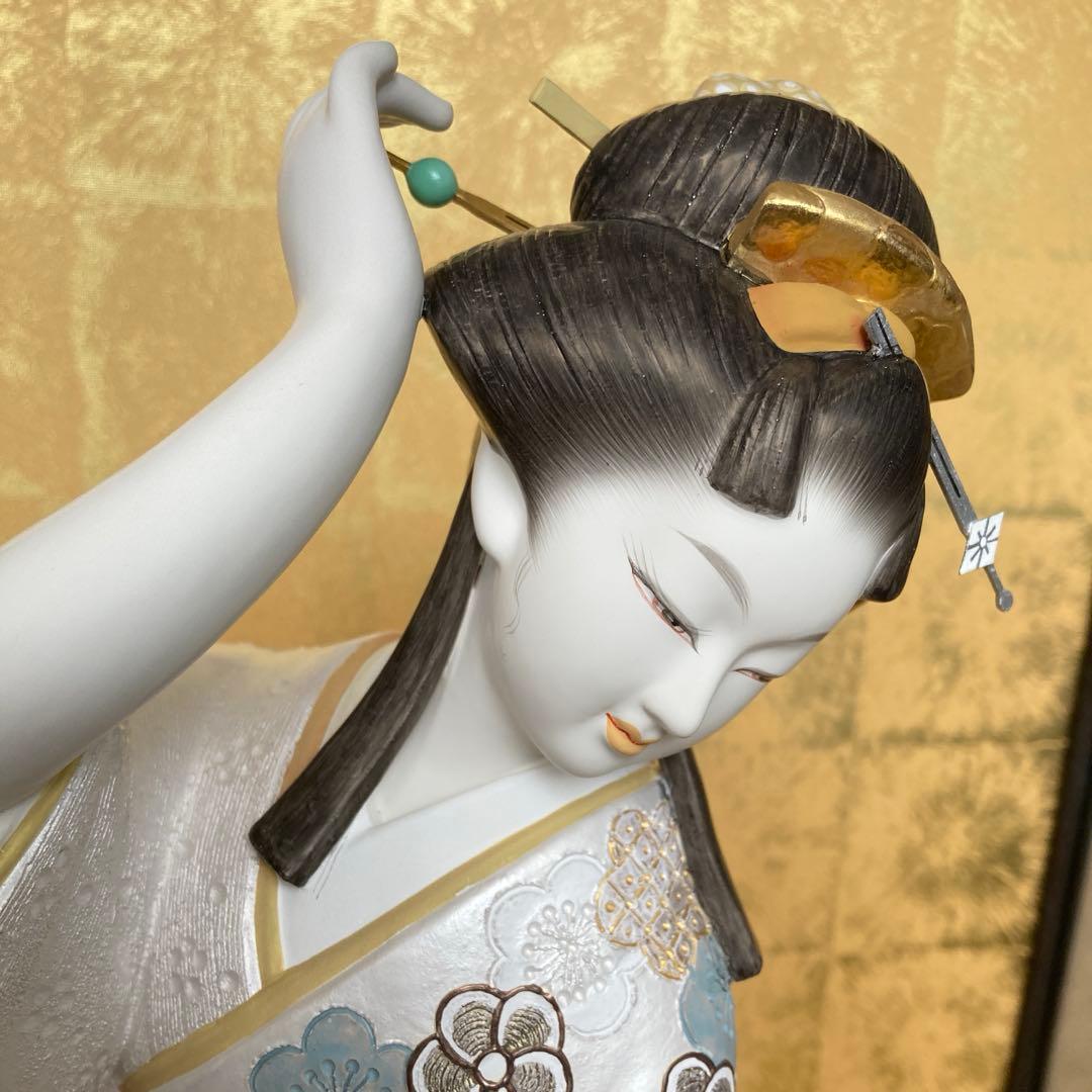 博多人形「鏡の間」 宗田源造作 陶製