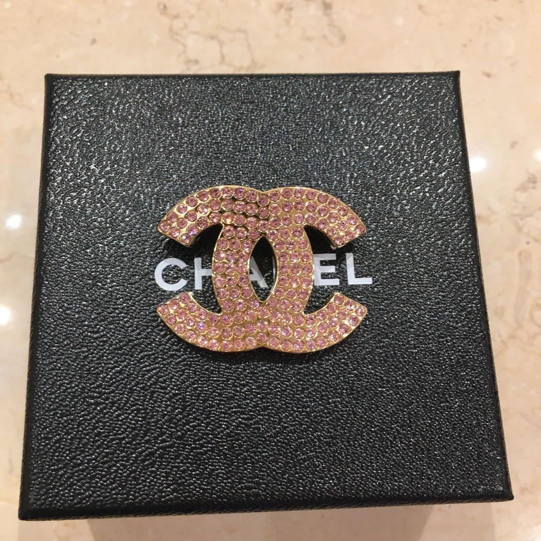 正規品］ CHANEL ラインストーン ブローチ ヴィンテージ