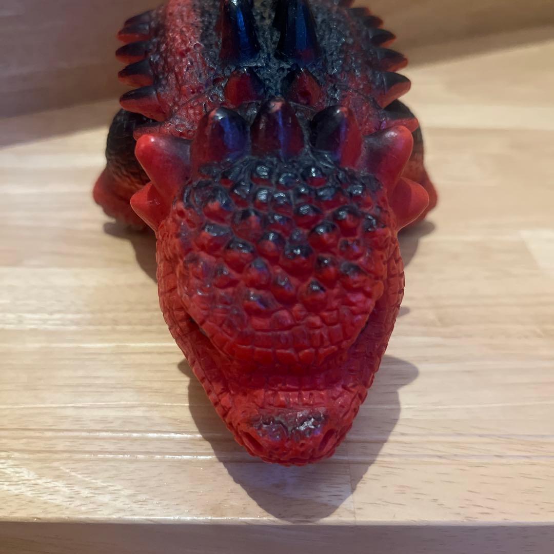 k*i様 希少 当時物 タカトク アンキロザウルス ソフビ 人形 パチ 怪獣 恐