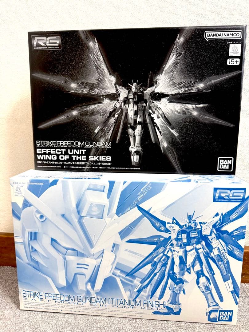 RG ストライクフリーダムガンダム チタニウムフィニッシュ +天空の翼