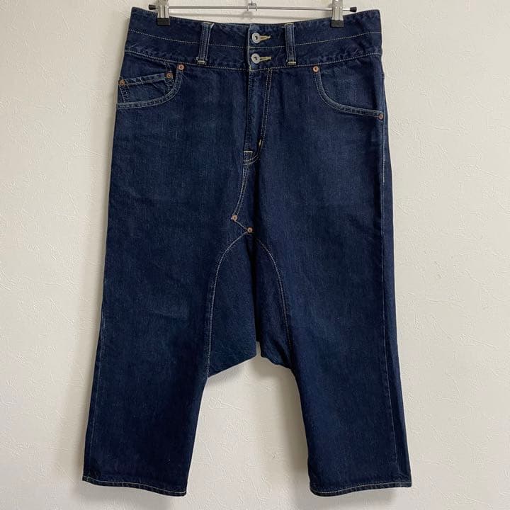 名作】初期 ganryu サルエルデニム インディゴ ストリート モード