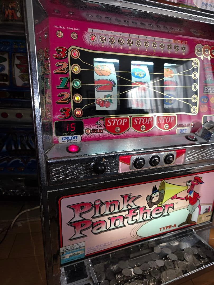 パチスロ実機 4号機 Pink Panther ピンクパンサー パチスロ ホビー