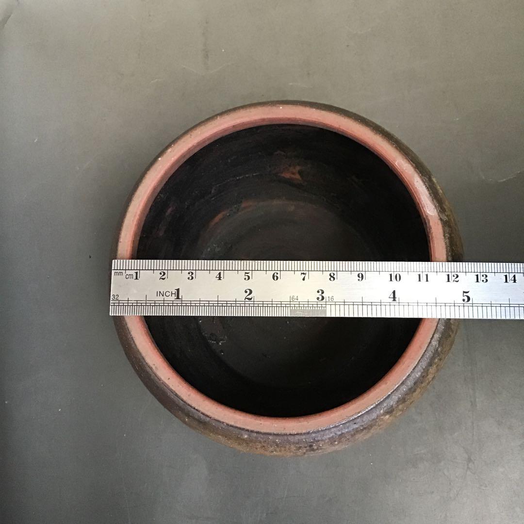 益子の伝統工芸作家、宮澤章氏の手付平鉢。和の美が調和した味わい深い