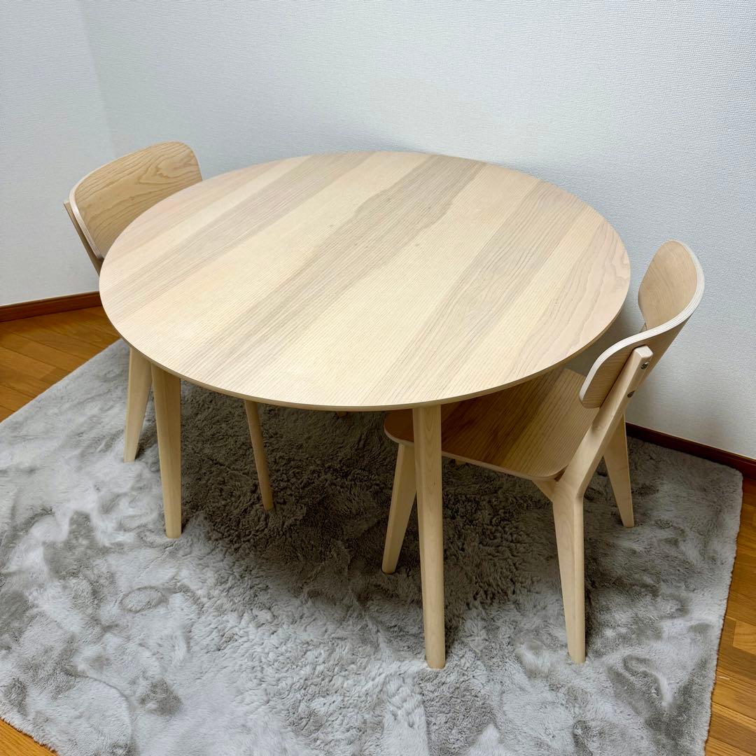 【極美品】IKEA リーサボー LISABO 丸テーブル ダイニング