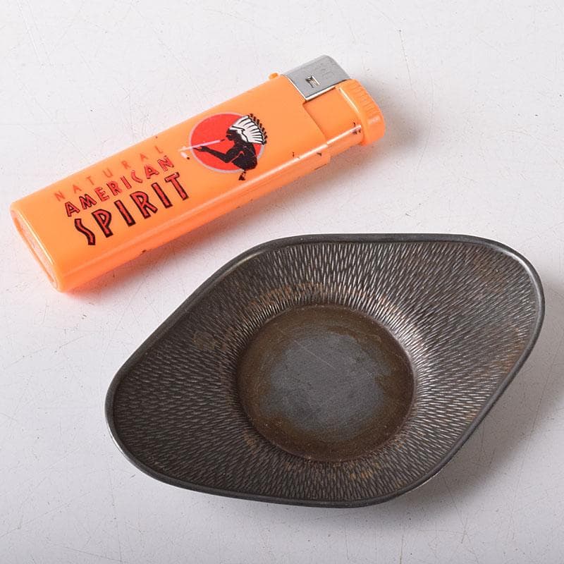 煎茶道具　壱輝作　古錫　茶托　5客　C　7765