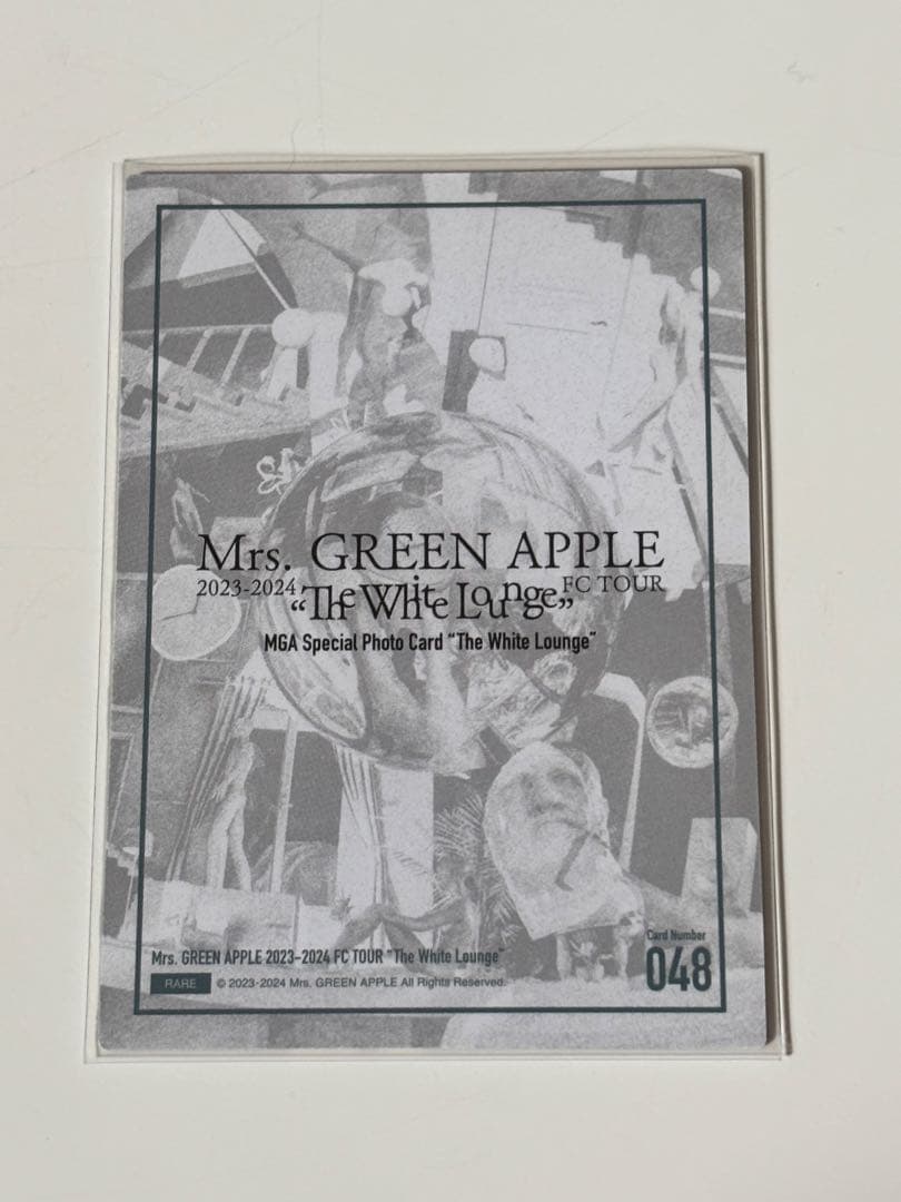ミセスグリーンアップル フォトカード レア 048 Mrs. GREEN APPLE 若井