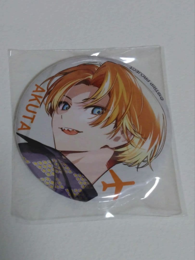 18TRIP エイトリ ビーズログ B's-LOG 缶バッジ 棗夜鷹 あく太 B's