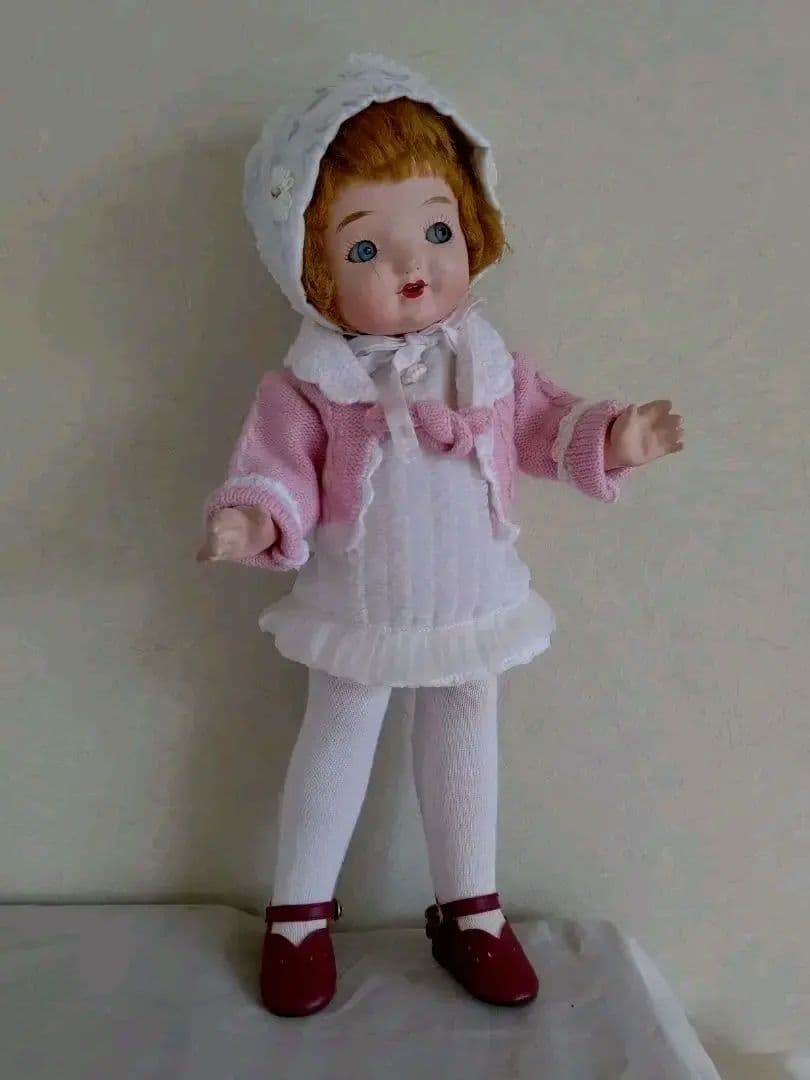 三越ドールフラーティアイ大正昭和サクラビスク人形