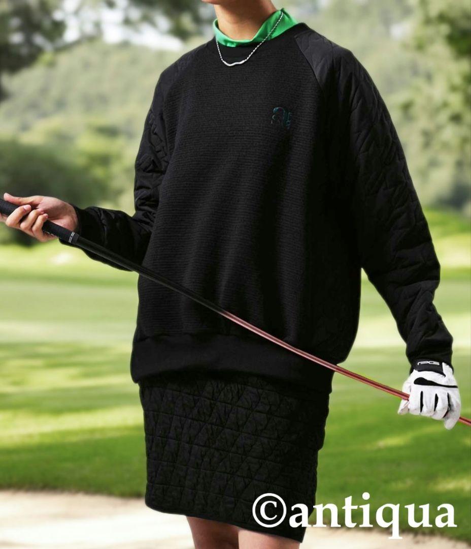 ANTIQUA STCH 異素材切り替えトップス GOLF ゴルフ