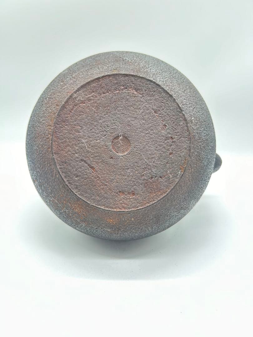 鋳鉄製 鉄瓶 ダークグレー水漏れ無 極上品 時代物 容量約2500ml