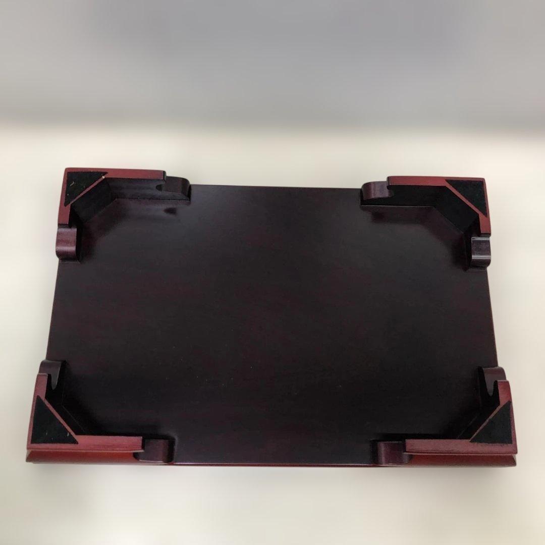 送料無料 高級花台 紫檀調 木製飾台 盆栽台 茶道具 華道具 　250927