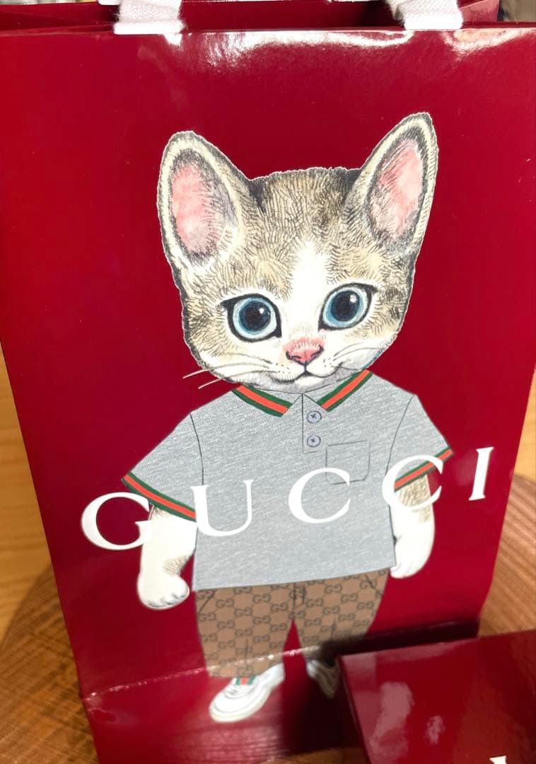 ◇新品 GUCCI ヒグチユウコ グッチ ショッパー 紙袋 2枚 - メルカリ