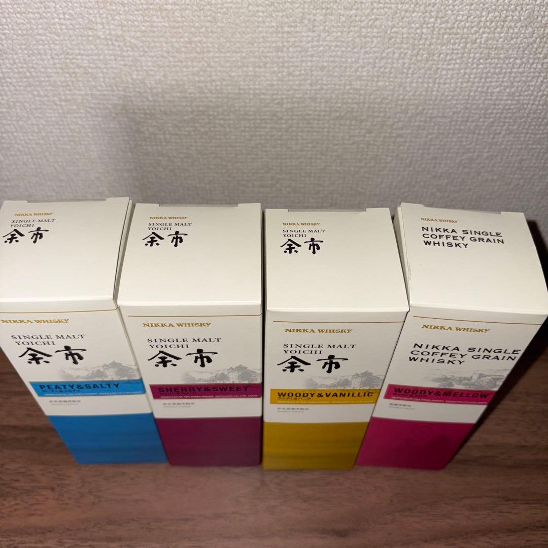 NIKKAウイスキー 蒸溜所限定 180ml×4本セット