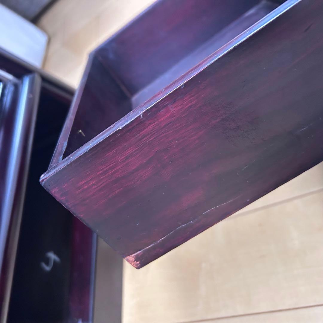 茶棚 茶箪笥 昭和レトロ 古家具 飾棚 古民家 松模様 松文様 吉祥文様