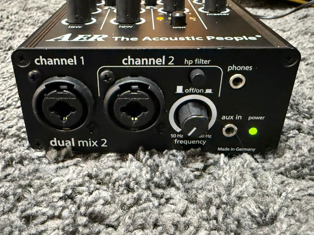 ［リュウ］【アコギ DIプリアンプ】AER dual mix 2