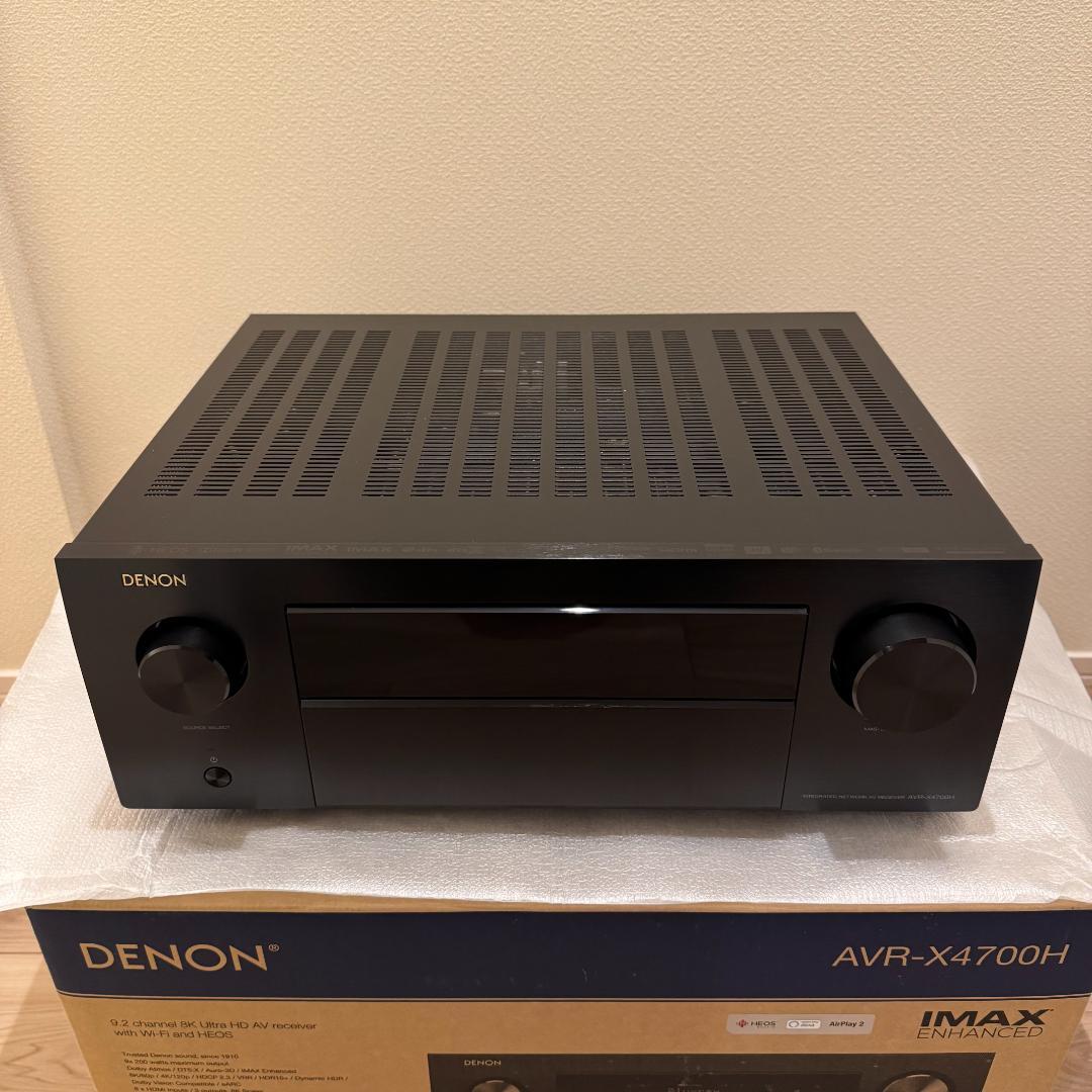 超美品 DENON AVR-X4700H AVアンプ IMAX Enhanced