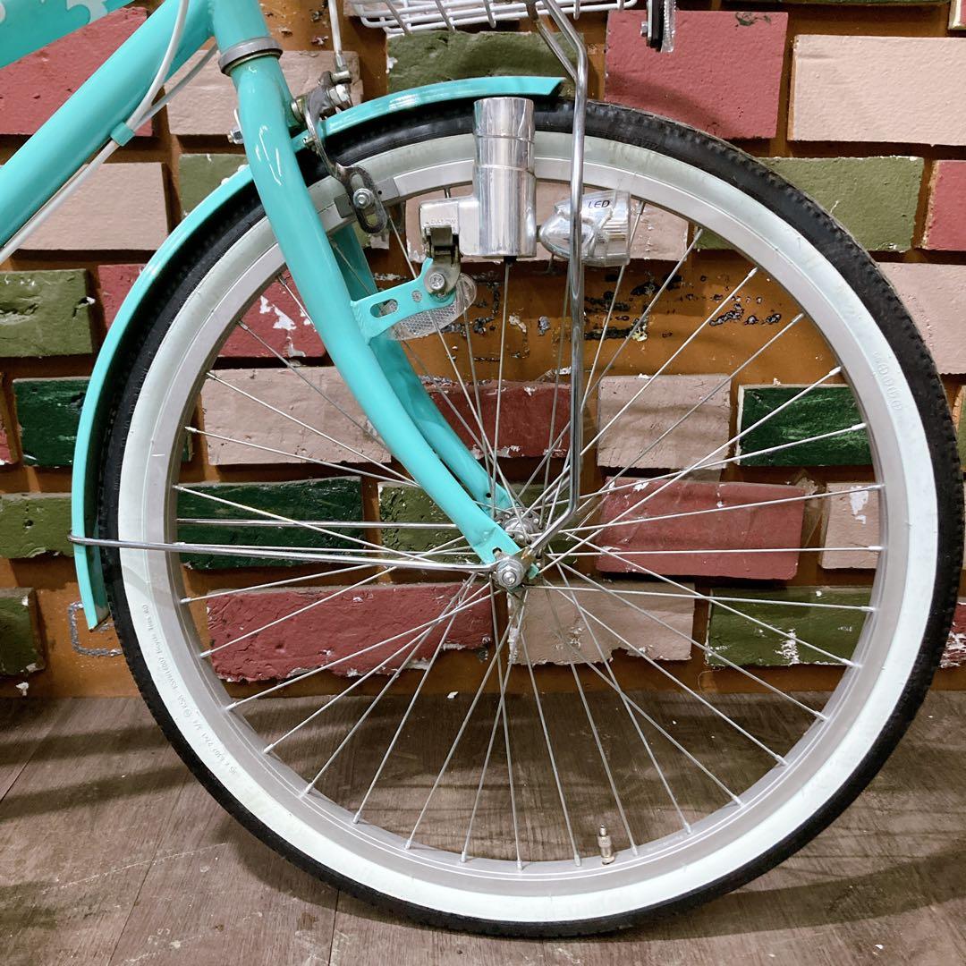 Cエリア価格 子供用 MAHALO マハロ ミントグリーン 22インチ 変速付き