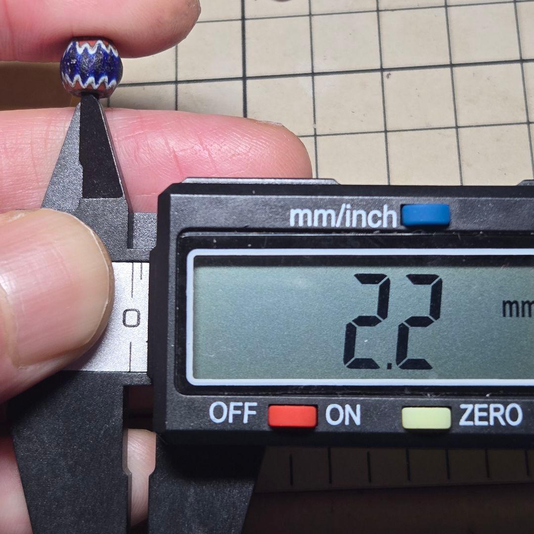 小粒 7層シェブロンビーズ goro's等のカスタムに 10