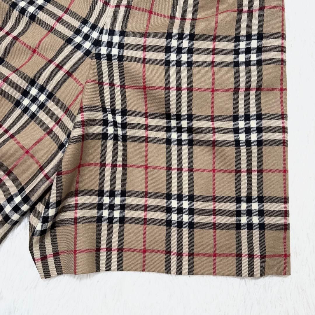 burberrys ノバチェック キュロット ハーフパンツ 撥水加工 キャメル