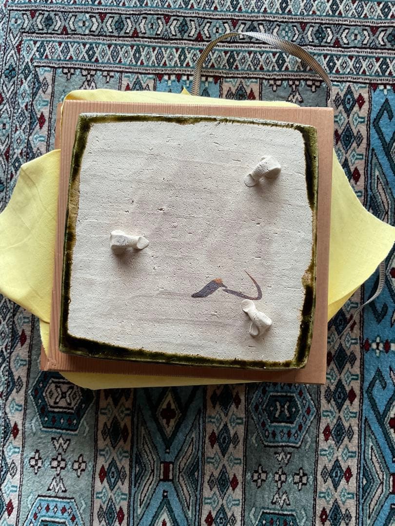 加藤重高 織部焼 菓子器 四方鉢 角皿 盛鉢 - メルカリ