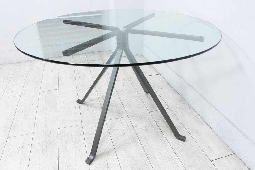 Driade ドリアデ ガラス ラウンド ダイニングテーブル CUGINO