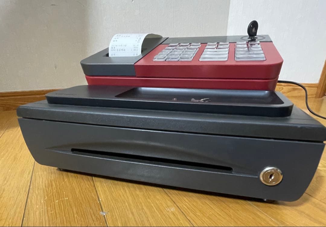 美品/1ヶ月保証付き】カシオレジスター SE-S10 人気コンパクト レッド