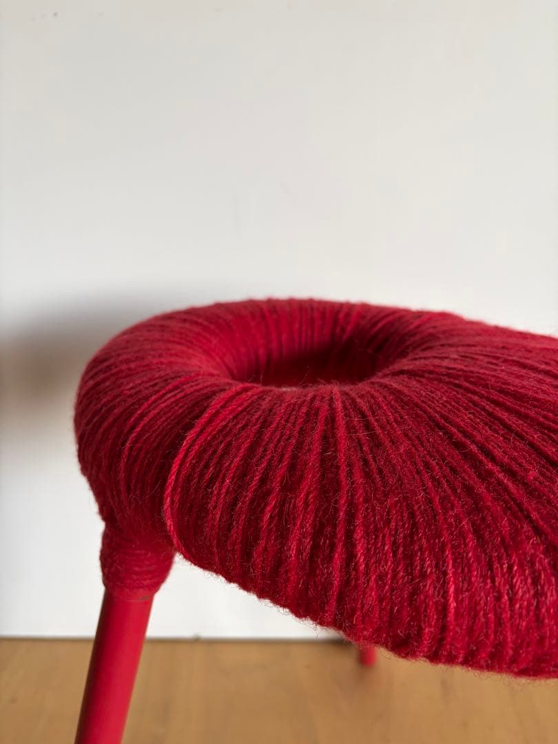 OLD IKEA 毛糸のスツール Eskilstuna 1999
