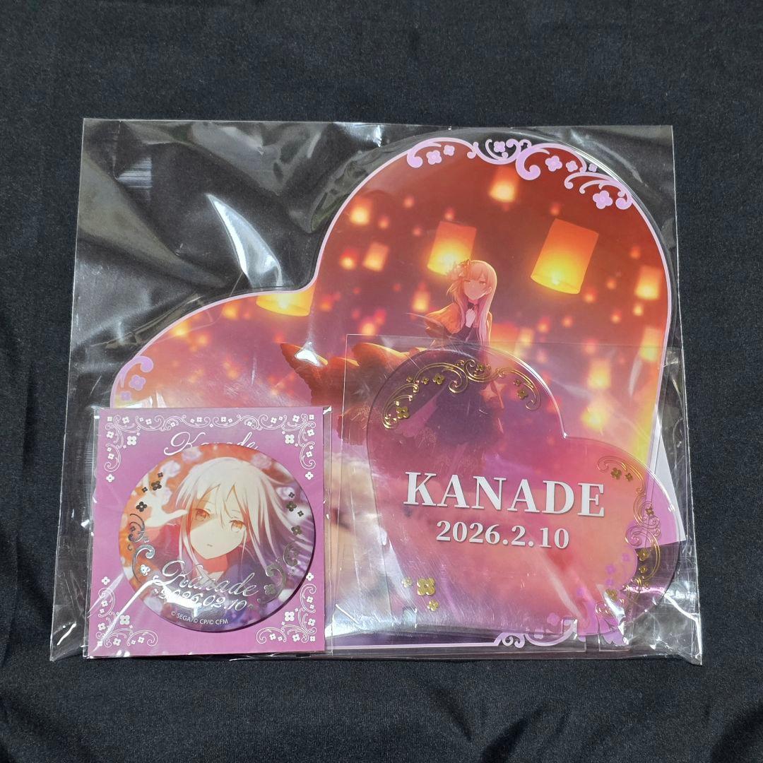 はぴこれ プロセカ バースデーギフト 宵崎奏 アクリルパネル、缶バッジ