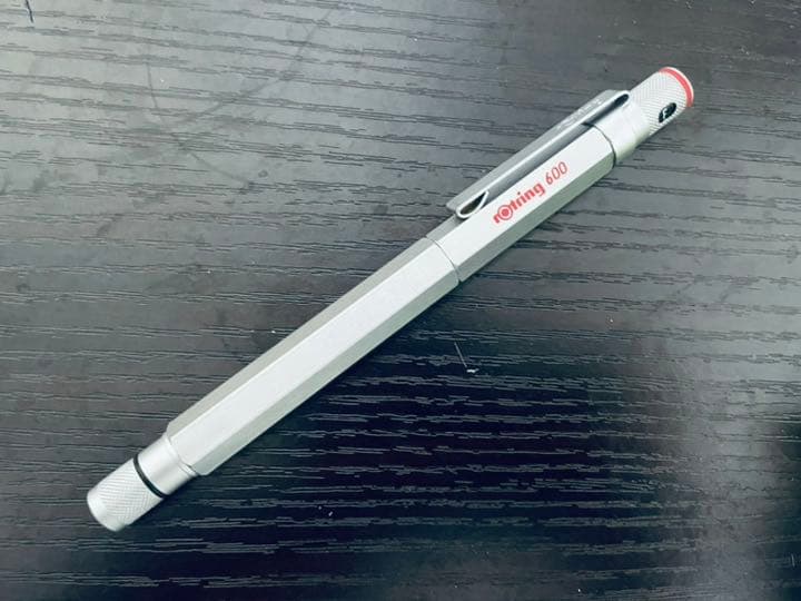 ロットリング600 万年筆 F シルバー 貴重 廃盤 Rotring ロットリング