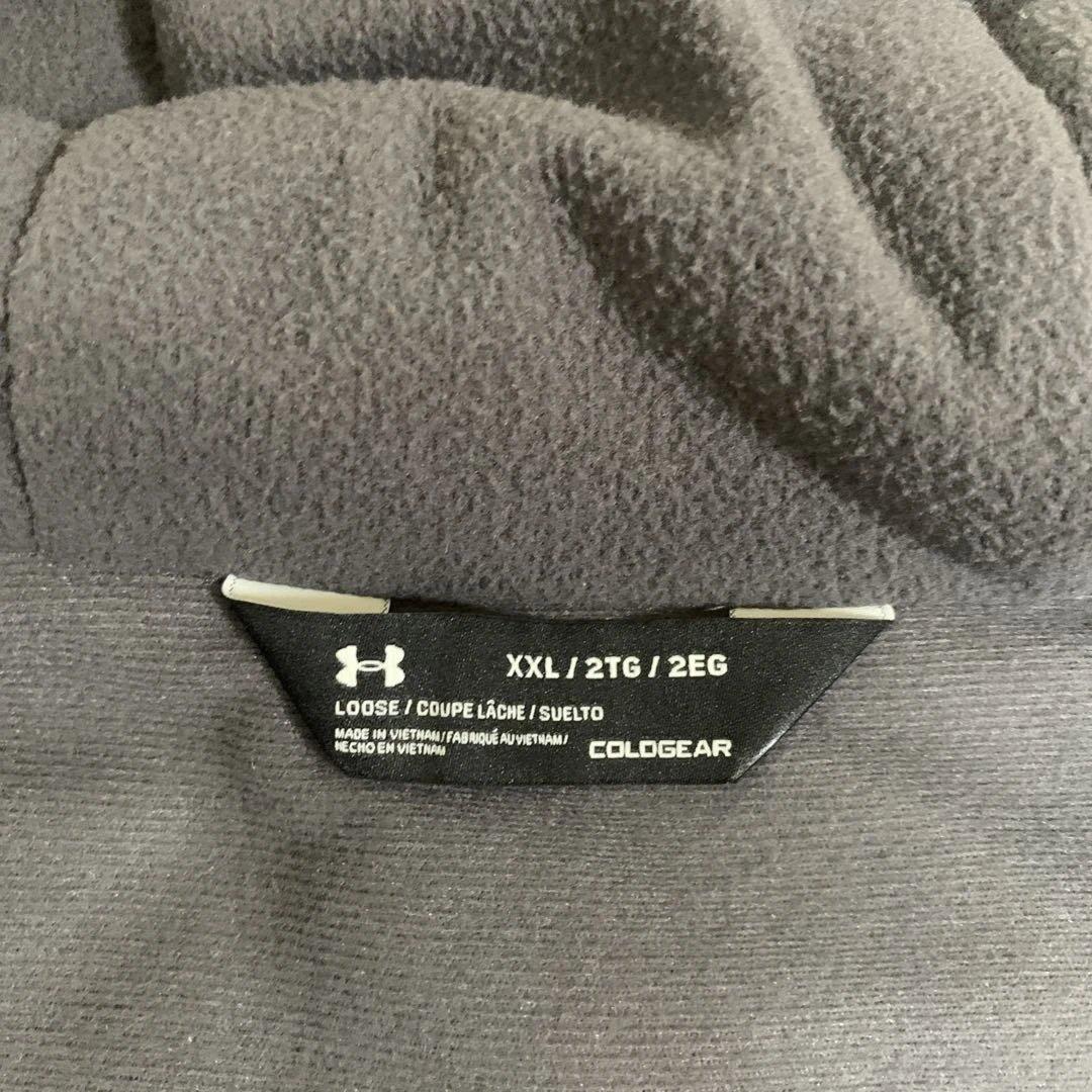 UNDER ARMOUR ロングコート ブラック　メンズ XXL 美品