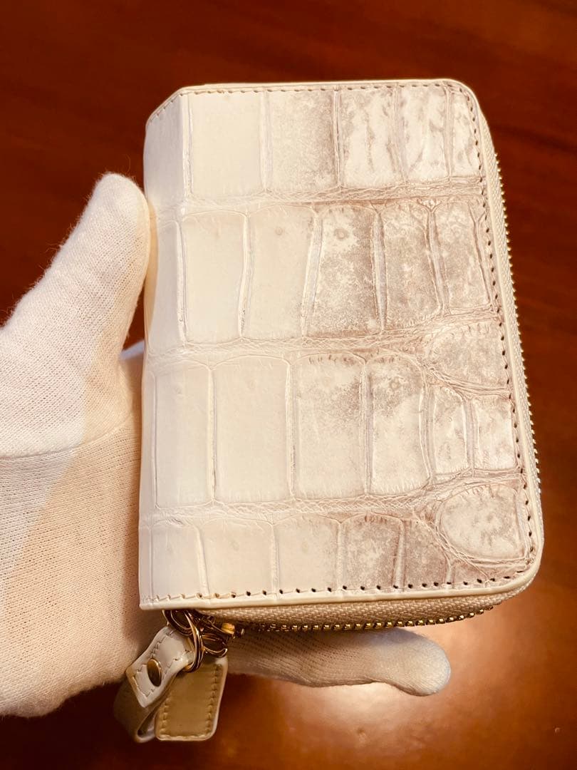 SALE 送料無料 新品 本革 ヒマラヤクロコダイルレザー ミニウォレット