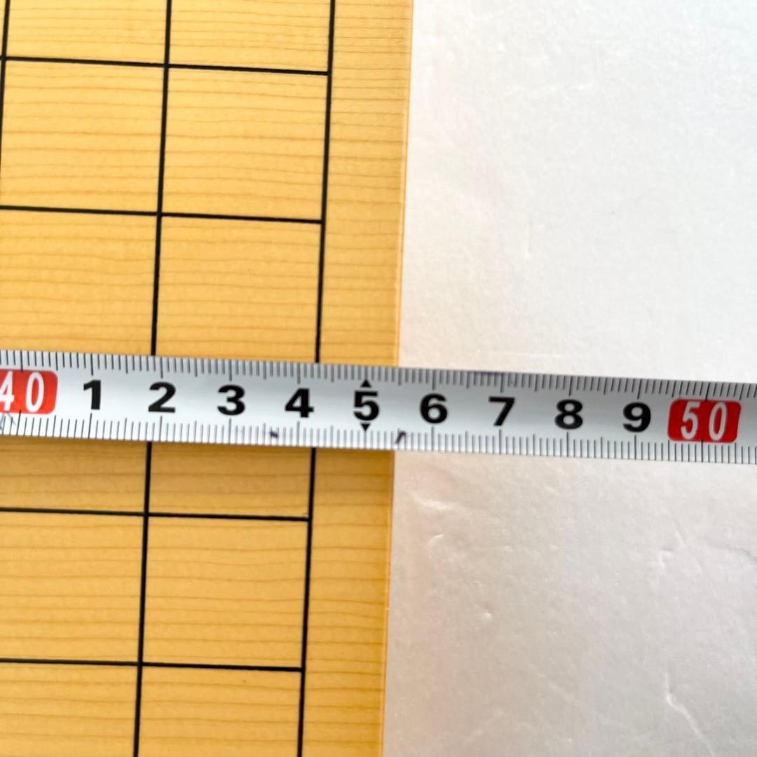 【美品】卓上囲碁盤　本榧　2寸　天地柾目　高級天然木　ハギ4枚造り　特撰　6㎝