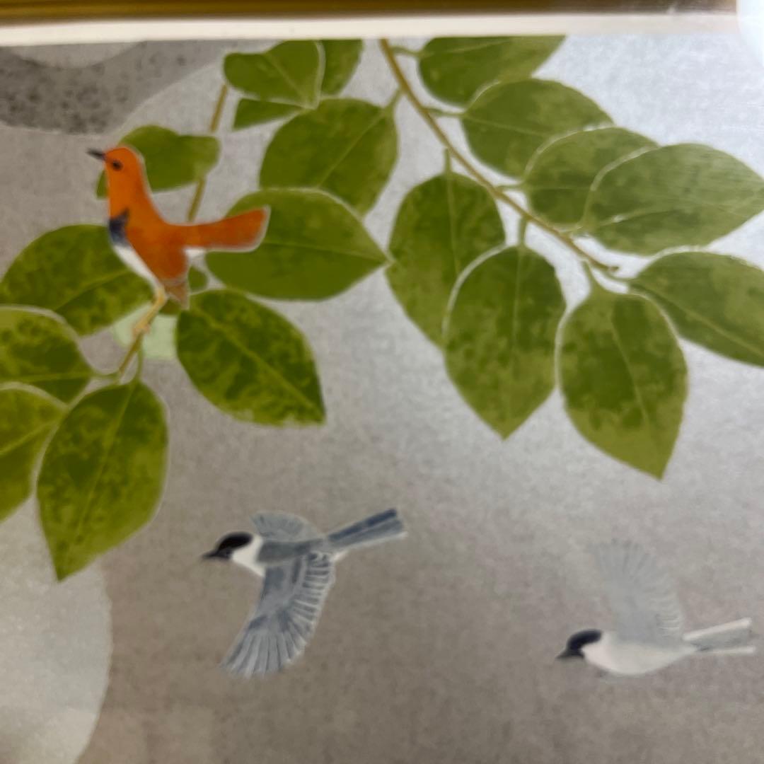 レア！！！ 上村淳之 シルクスクリーン 鳥の四季