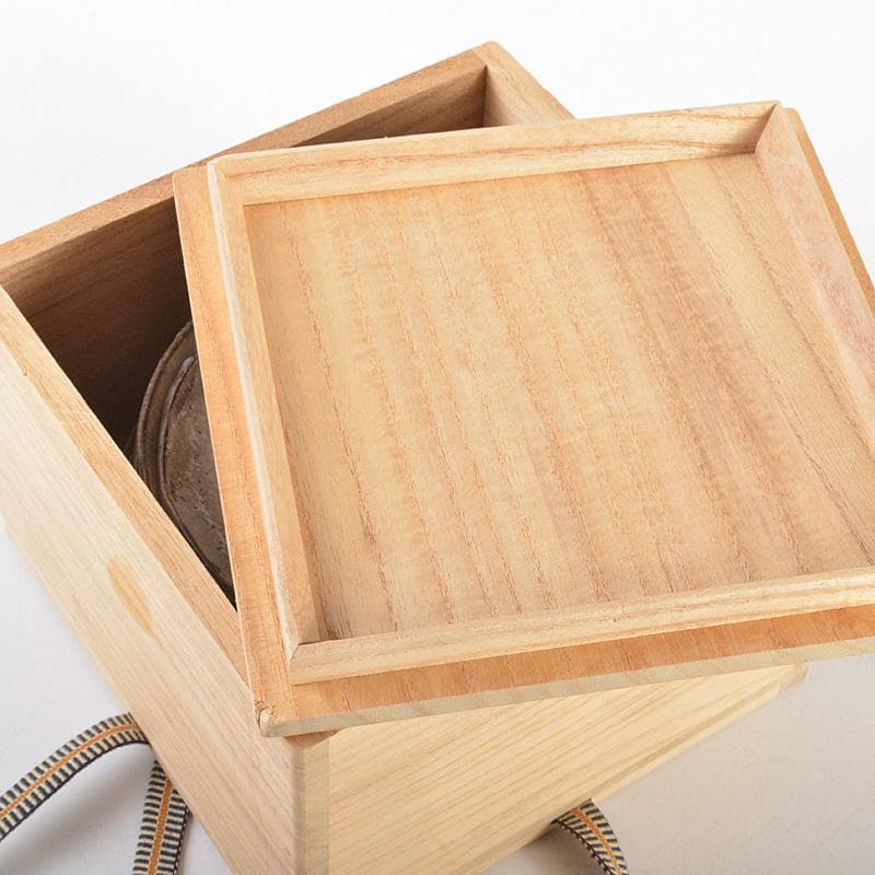 志野焼 絵志野 大橋秋二作 松文 手塩皿 小皿 五客 共箱 V