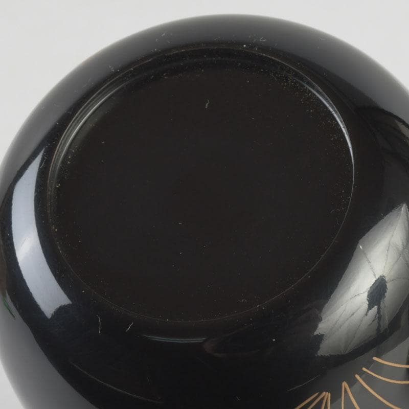 茶道具 呉藤童甫作 菊桐秋草蒔絵 大棗 堀内宗完(兼中斎)