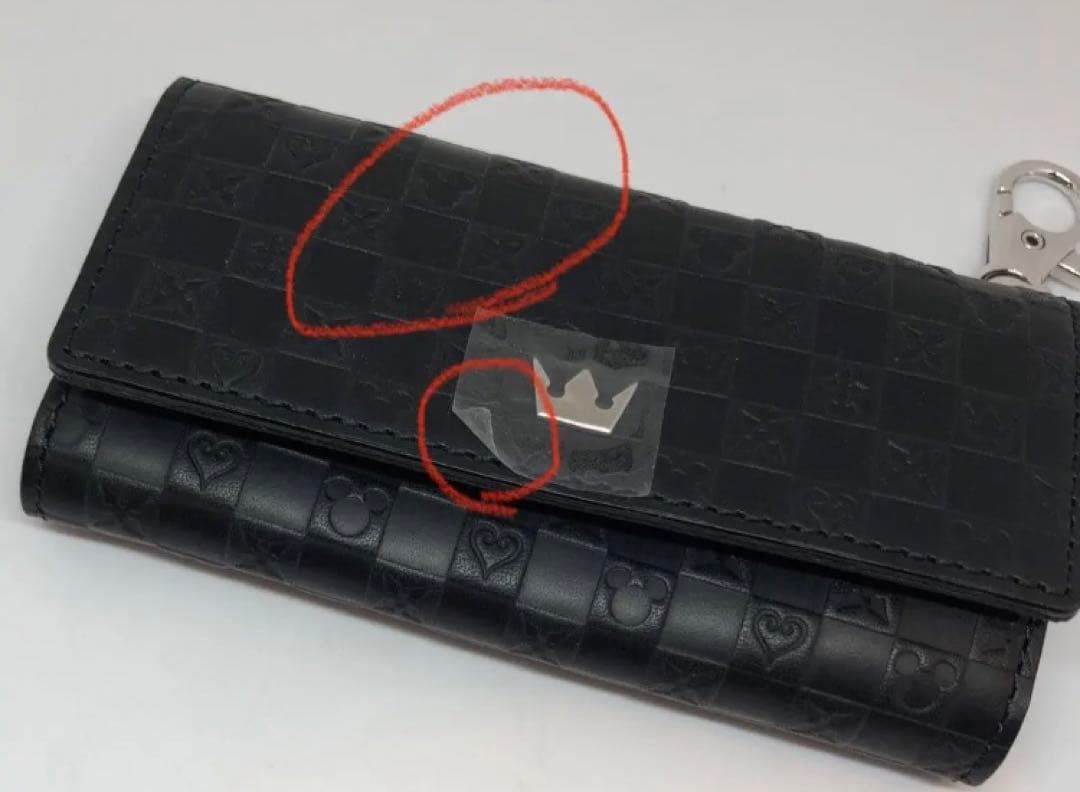 ☆未使用☆ ディズニー キングダムハーツ ☆ キーケース ブラック 日本製