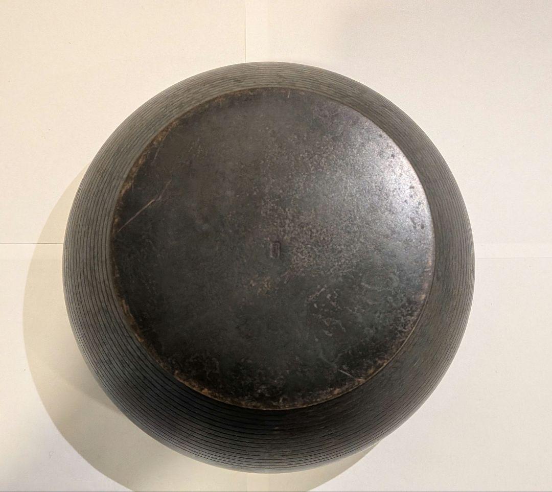 唐銅風炉師『福島宗秀』而妙斎好写 砂張筋建