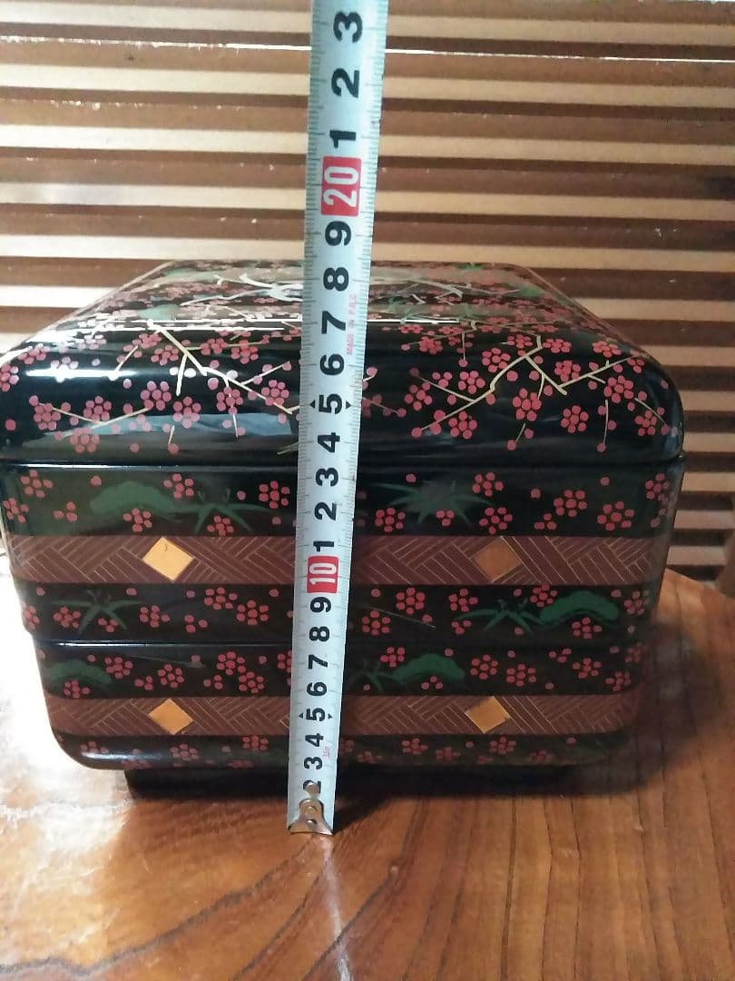 会津塗り木製 二段重 漆器 6.5寸 新品の通販はau PAY マーケット