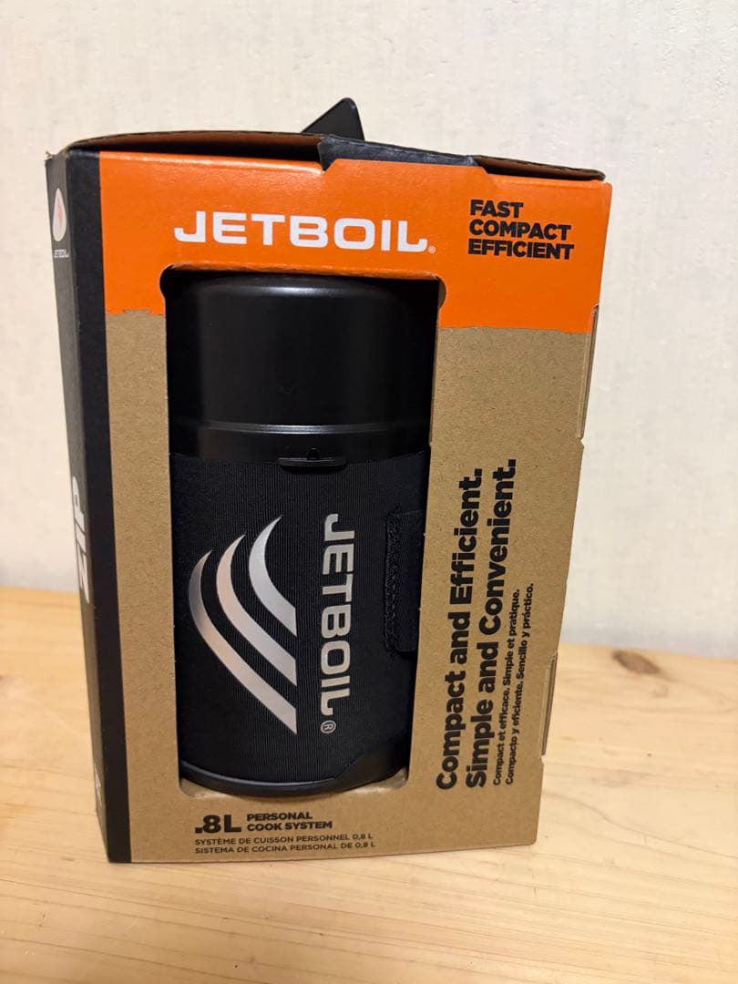 JETBOIL ZIP 0.8 開封済み