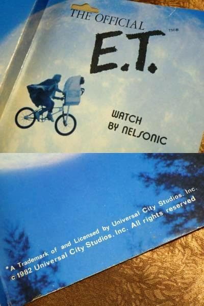 激レア☆未使用☆1982年 E.T. ヴィンテージ 手巻き腕時計【稼働品】映画