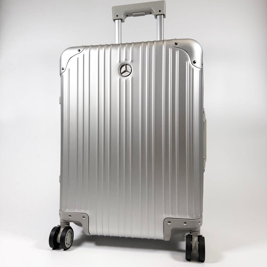 未使用級】メルセデスベンツ キャリーケース 32L シルバー 機内