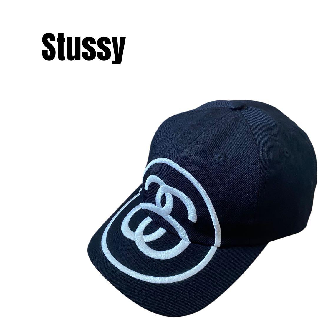 Stussy Big Link ロゴ刺繍 キャップ - メルカリ