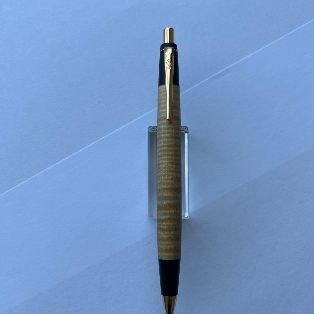 野原工芸 新型シャーペン 栃縮杢 上杢