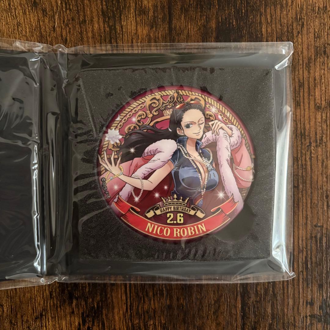 ワンピース ニコ・ロビン 麦わらストア限定 プレミアム バースデー缶