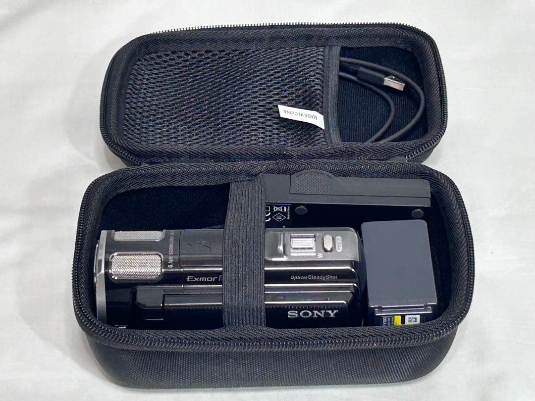 SONYデジタルHDビデオカメラレコーダーHDR-CX560Vブラック 充電器付