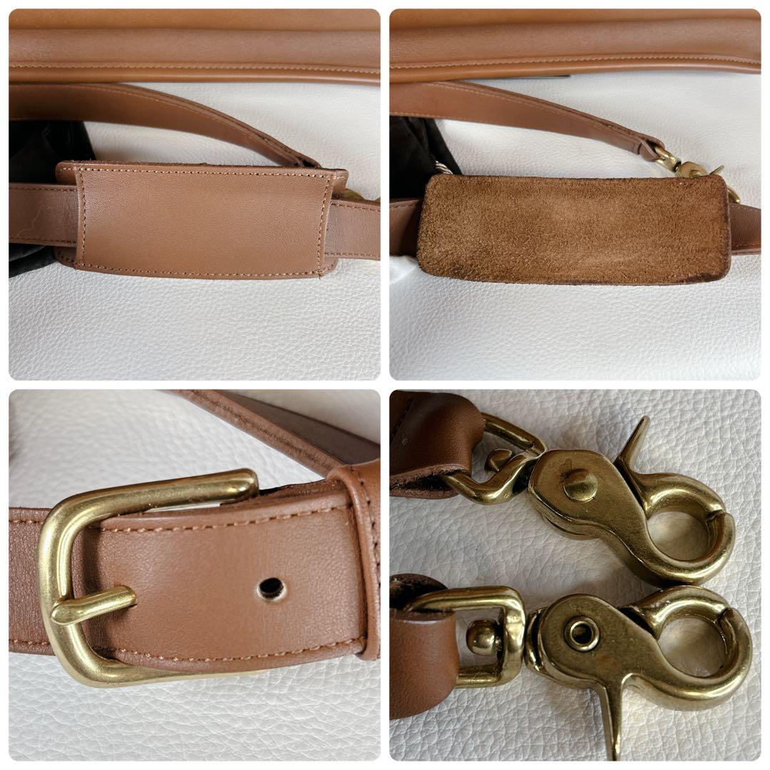 未使用 COACH オールドコーチ レザー ビジネスバッグ 2wayブラウン