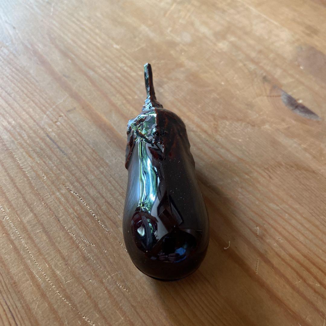 [茶道具] 三宅謙蔵　山中塗　茄子香合　(共箱) ○