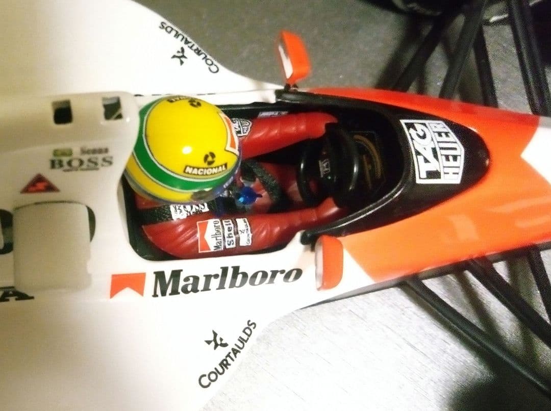 ミニチャンプス 1/18 F1 マクラーレン MP4/5B A.セナ リペイント