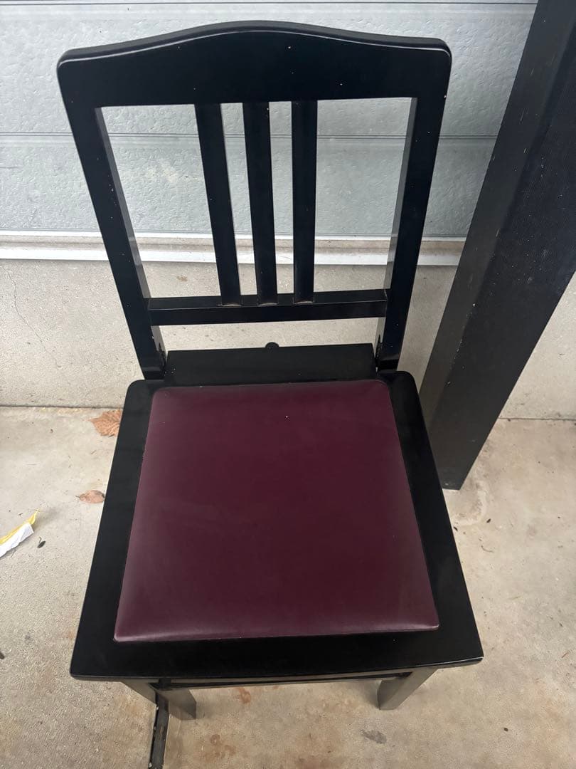 ピアノ椅子　トムソン椅子　値下げしました！ 楽天市場】トムソン椅子 ITOMASAの 背付き ピアノ椅子 NO5【座部エンジ