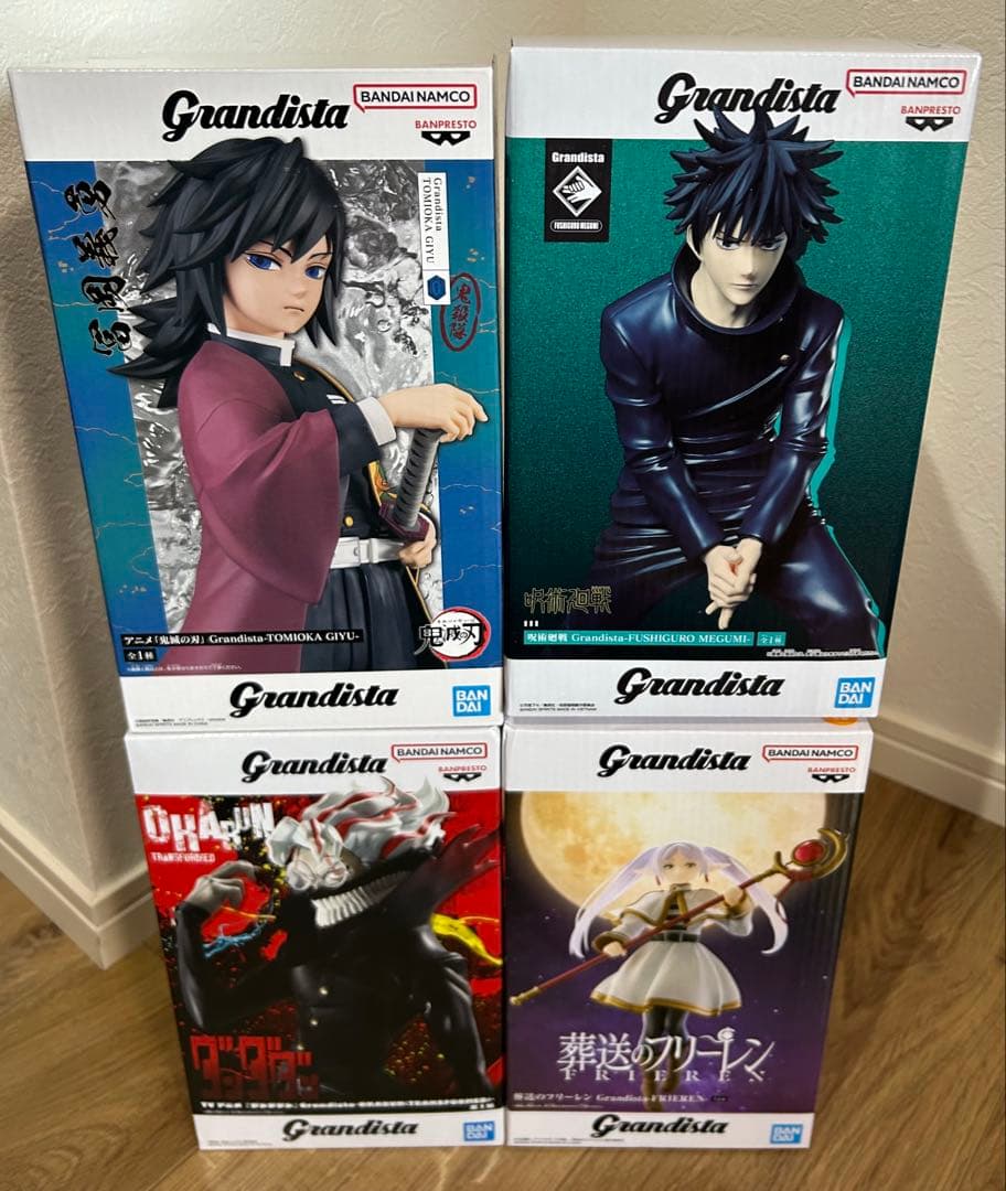 人気アニメ Grandistaフィギュア4体まとめ売り - メルカリ